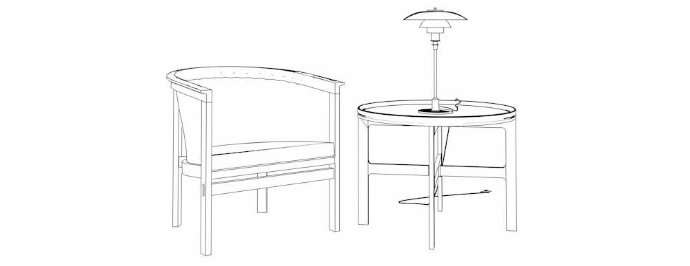 Simple Table, 3D CAD Model Library